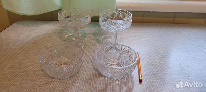 Вазочки хрустальные (СССР)