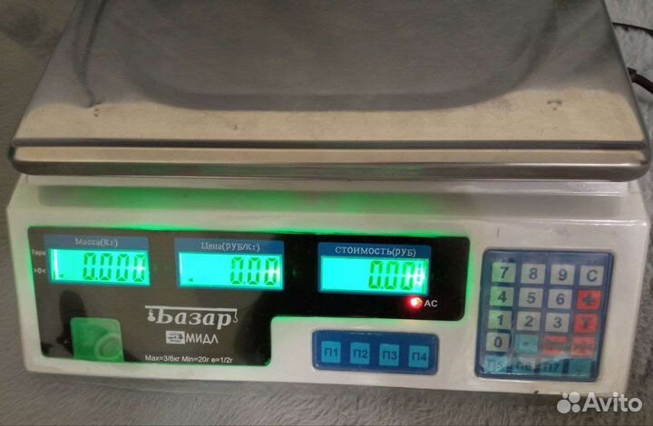 Весы электронные, денежный ящик
