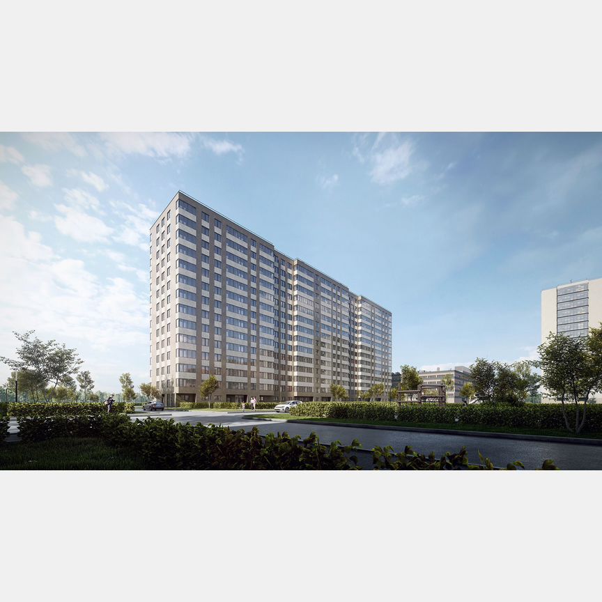 2-к. квартира, 59 м², 2/16 эт.