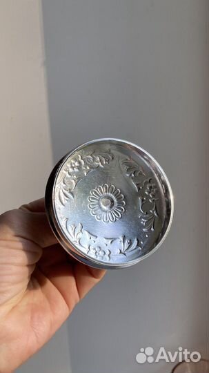 Старинная стеклянная чайница бисквитница СССР