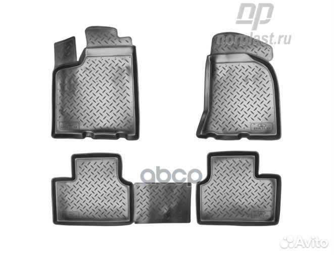 Коврики салона (полиуретан) NPL-Po-94-10 norplast