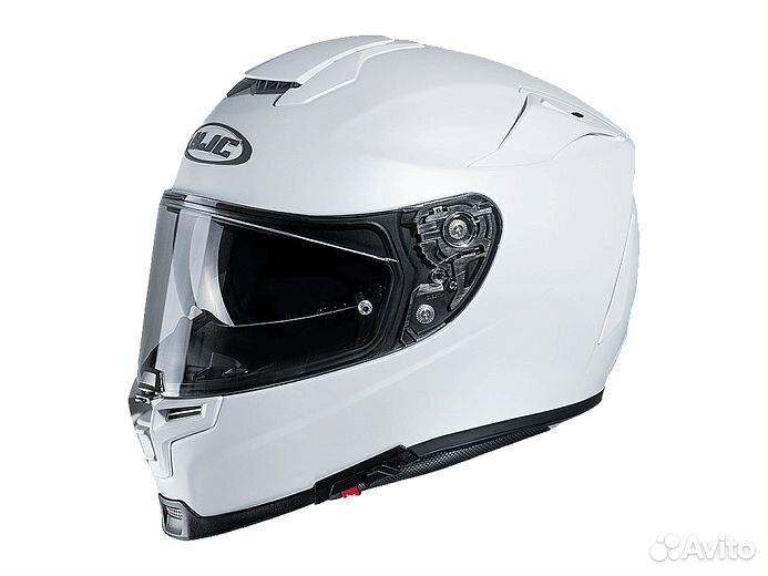Мотошлем HJC rpha70 semi flat pearl white