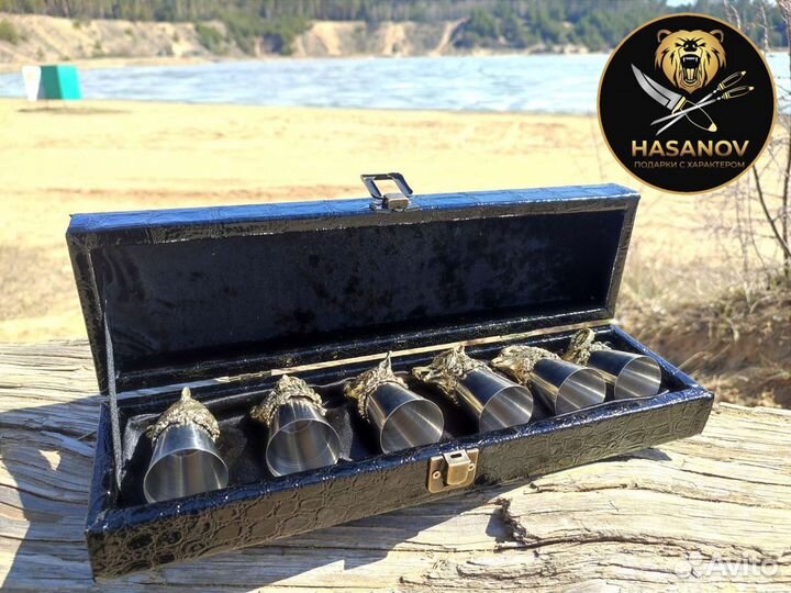 Подарок мужчине подарочный набор рюмок