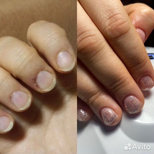 Маникюр с покрытием гель -лак