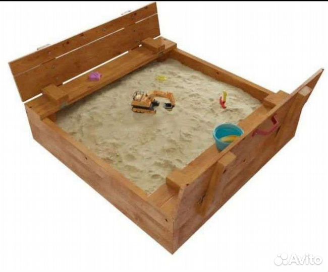 Песочница с крышкой