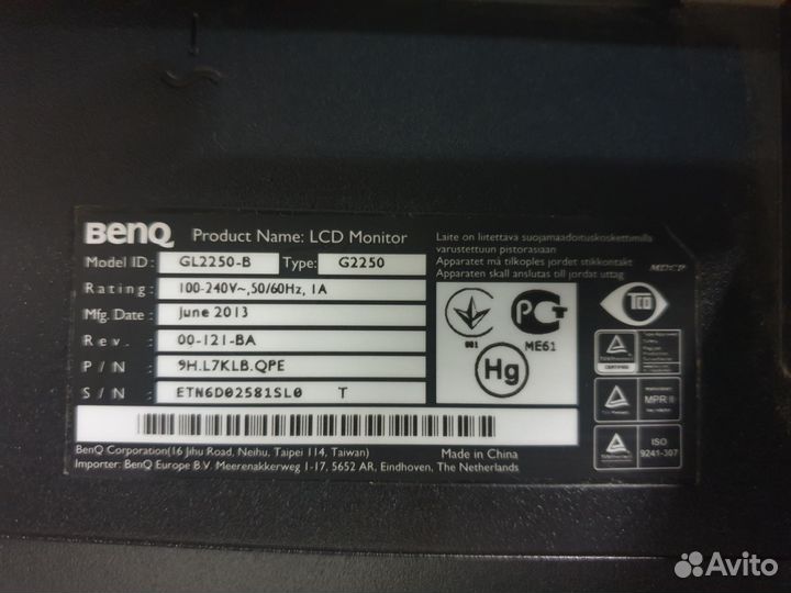 Мониторы LCD Benq 19