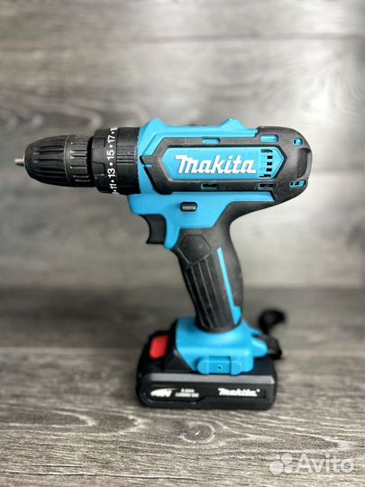 Аккумуляторная дрель шуруповерт makita