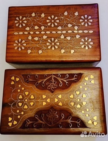 Шкатулки из дерева в асс. (цена за одну штуку)