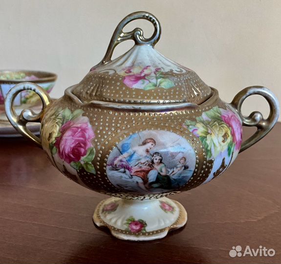 Антикварный набор Тет-а-тётя. 1900г Вена