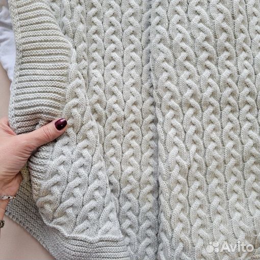 Плед детский вязаный