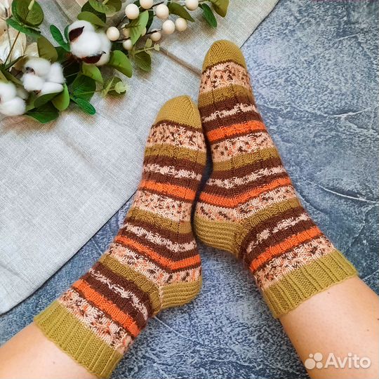 Носки вязаные ручной работы