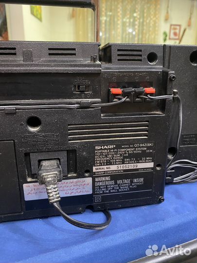 Кассетный магнитофон sharp QT-94Z