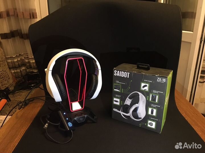 Игровые проводные наушники saibot ZX-16