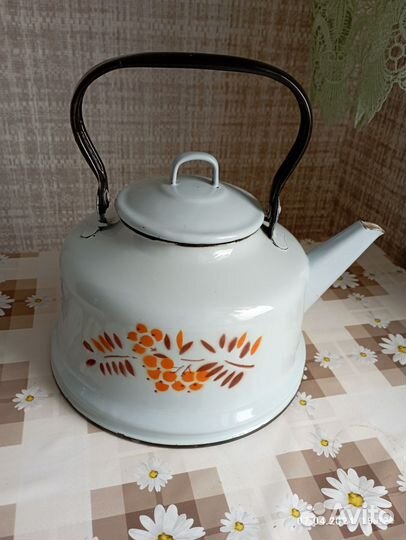 Чайник эмалированный СССР