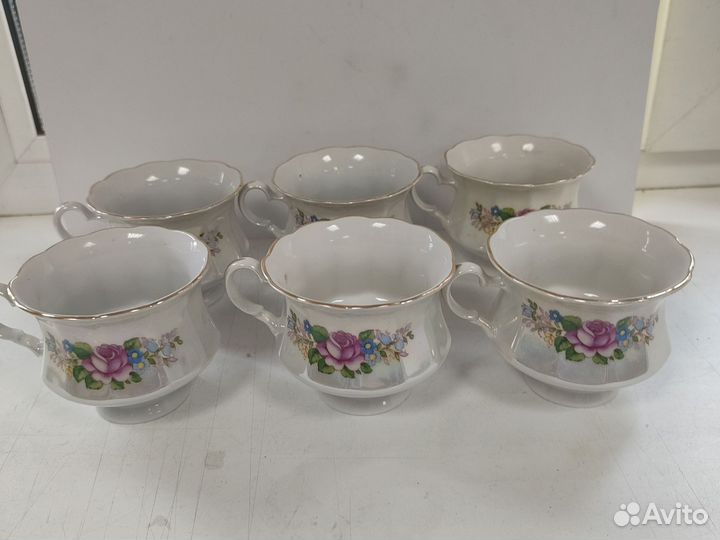 Чашки фарфоровые Коростень