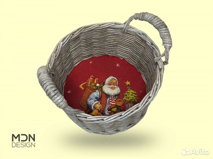 Корзинка новогодняя