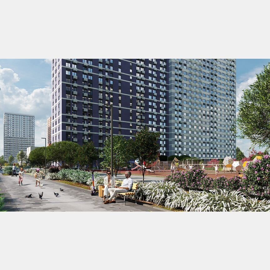 2-к. квартира, 47,2 м², 13/23 эт.