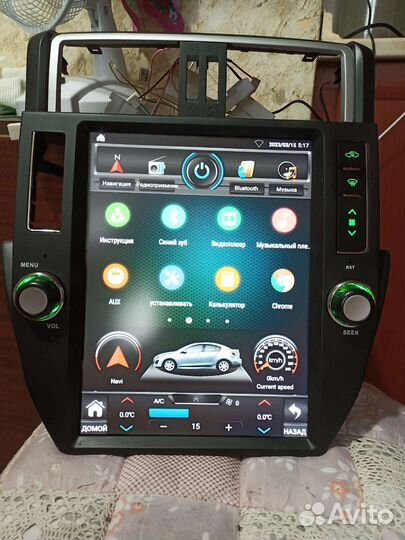 Магнитола тесла на land cruiser prado 150