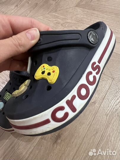 Сабо crocs c11 детские синие