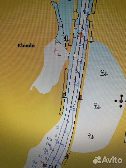 Карта C-MAP Max региона Москва - Дубна