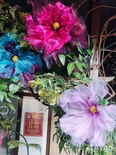 Декорации, Ростовые цветы, Большие цветы, Фотозона