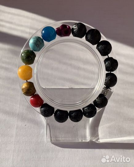 Браслет с натуральными камнями(7 чакр)