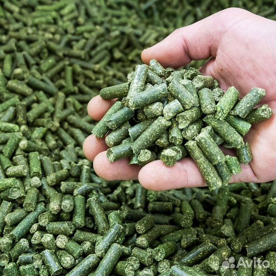 Травяная мука гранулированная люцерны втм