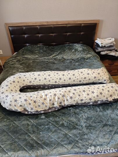 Подушка для беременных, б/у, в форме U