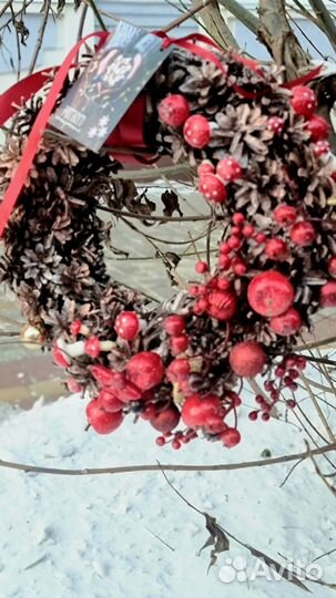 Новогодние интерьерные композиции