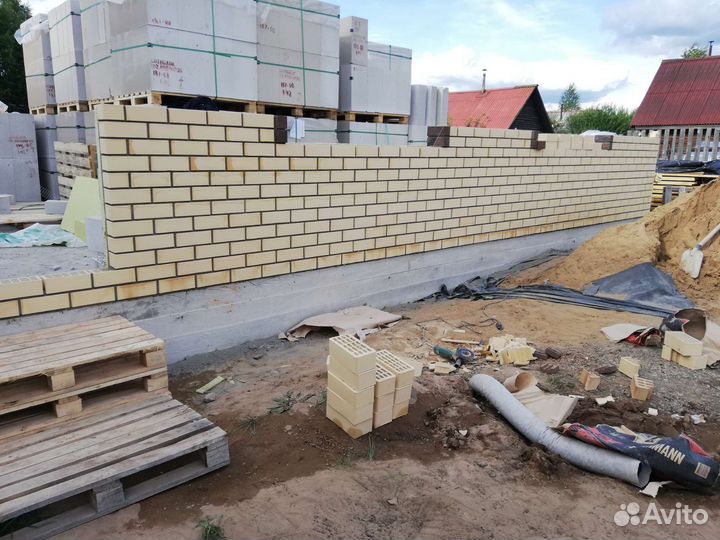 Строительство домов из газоблока и кирпича