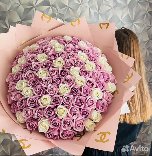51 роза 101 роза 151роза 201роза мыльные розы