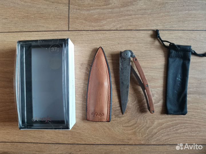 Складной нож Deejo Tattoo Elf 37G, Coral wood