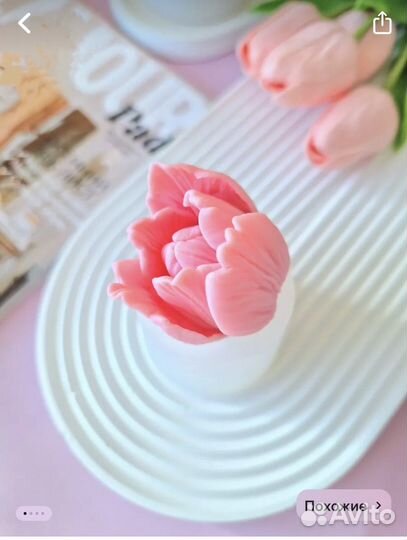 Молд силиконовый тюльпан