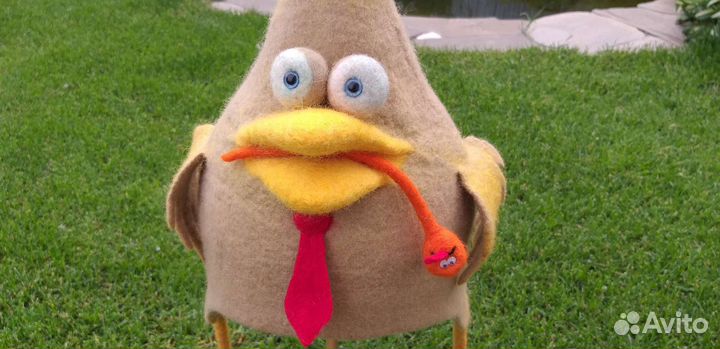 Шапка для бани Angry Birds. Шапочка Птица Щастья
