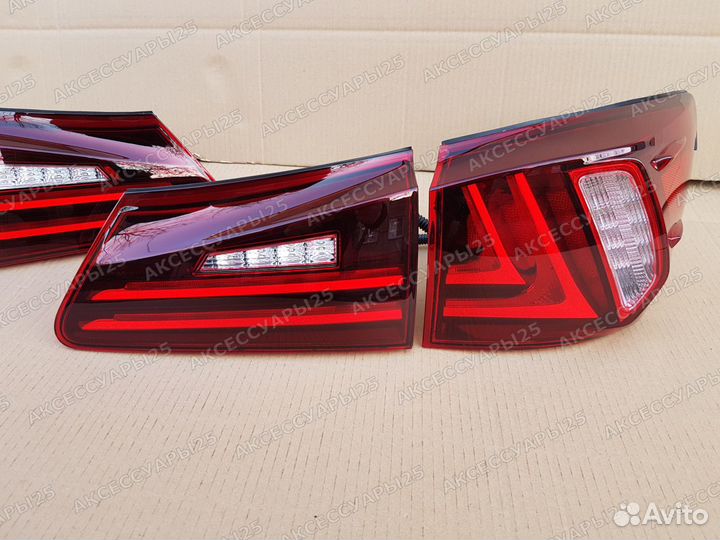 Стопы тюнинг Lexus IS250, IS350 2005-2013г Красные