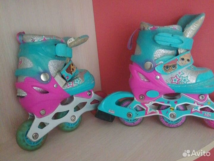 Роликовые коньки детские раздвижные