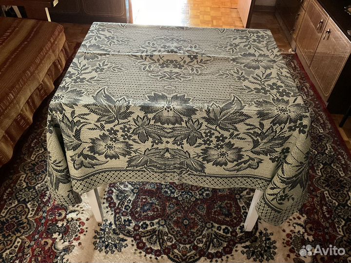 Скатерть жаккардовая СССР