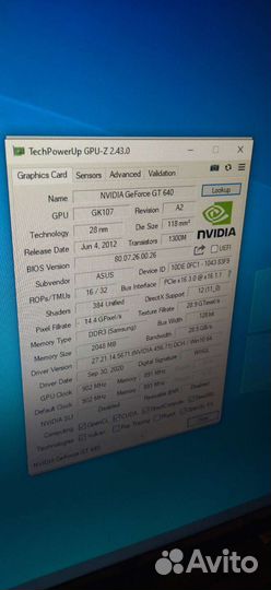 2gb gt 640 от asus пассив охлад