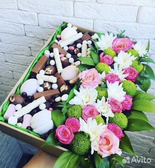 Съедобный букет на подарок маме/жене/девушке