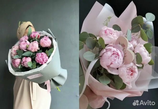 Букет пионов