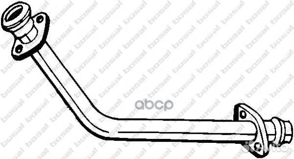 Приемная труба глушителя 751151 Bosal