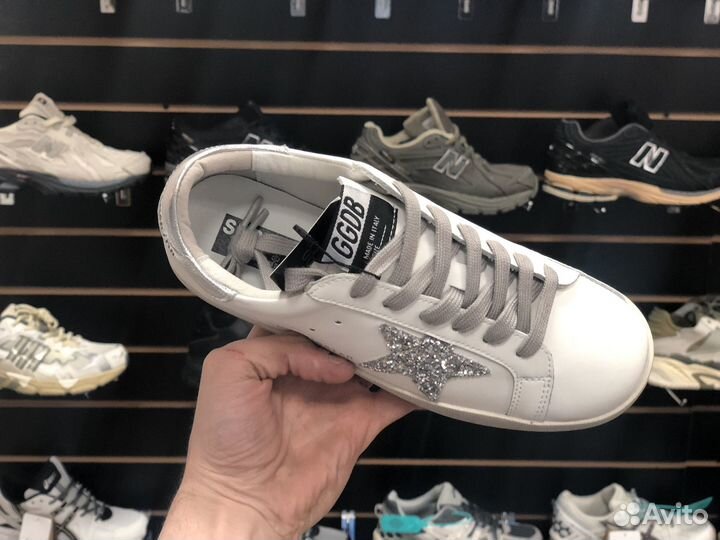 Кеды golden goose женские кожаные