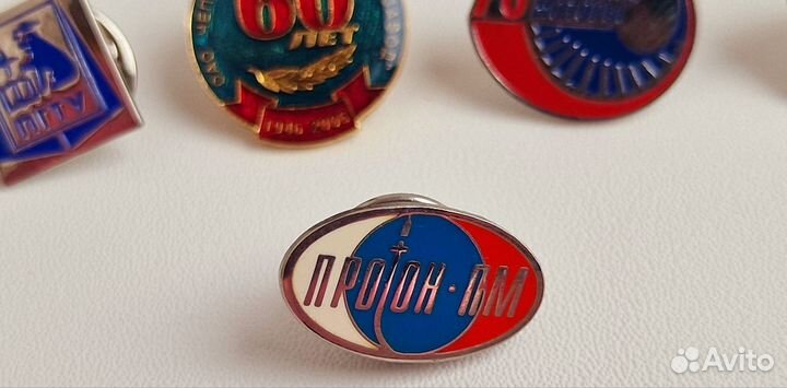Значки разные Пермские моторы, Протон,пгту