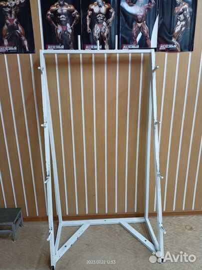 Стойка для хранения блинов и грифов, блины, штанги