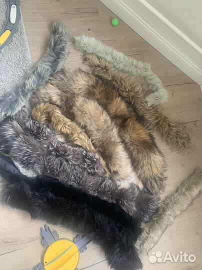 Опушки на куртки пуховики