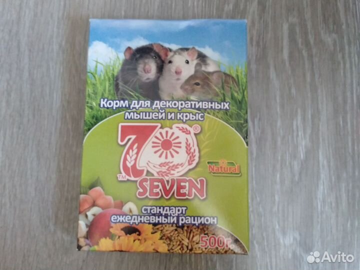 Корм для декоротивных мышей и крыс