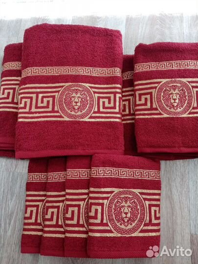 Махровые полотенца новые набор 8 шт