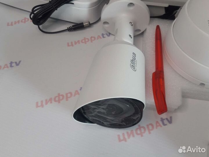 Видеонаблюдение 4Мп регистратор Dahua 8 камер