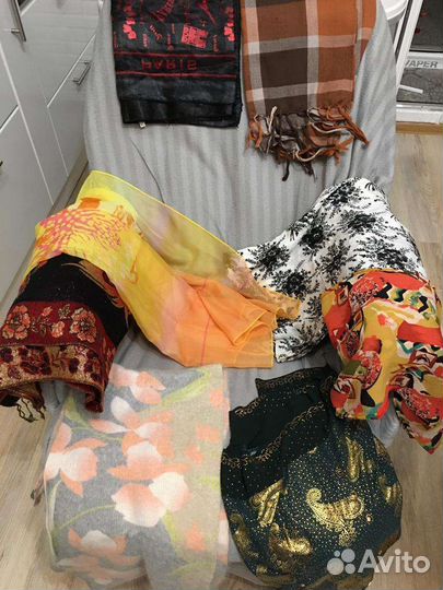 Шарфы платки палантины