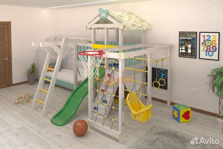 Игровой комплекс Савушка Baby 5 голубой